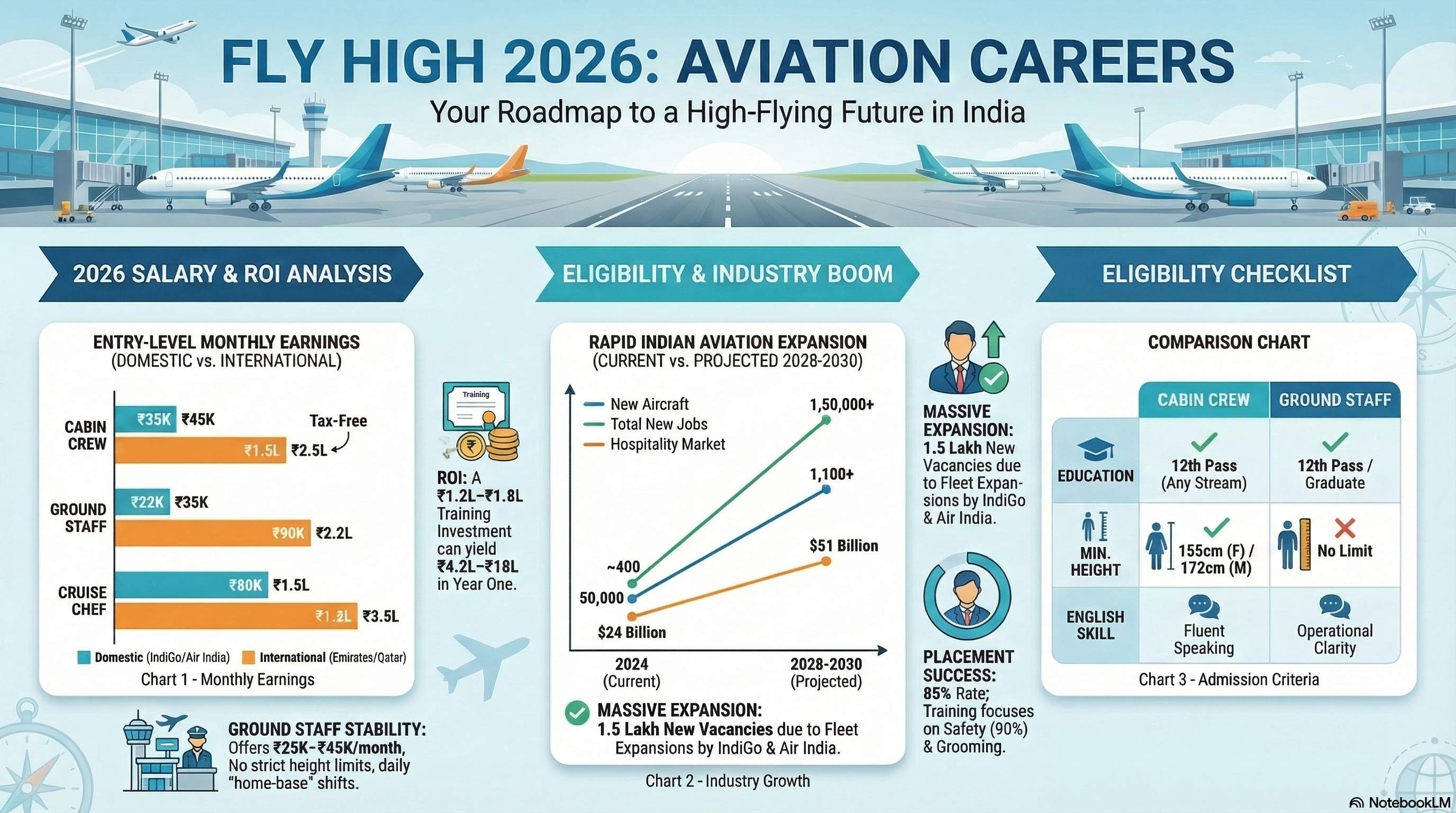 Ground Staff Jobs in Delhi Airport for Freshers 2026: IGI Airport Career Guide - Ground Staff career guide from Wings Institute Vadodara Gujarat